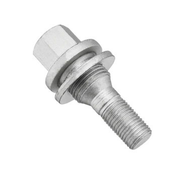 

17mm Alloy Wheel Bolts Flat Seat Washer For Peugeot 1007 206 207 307 308 406 407 607 for Citroen C5 C4L Car Accessories 540567