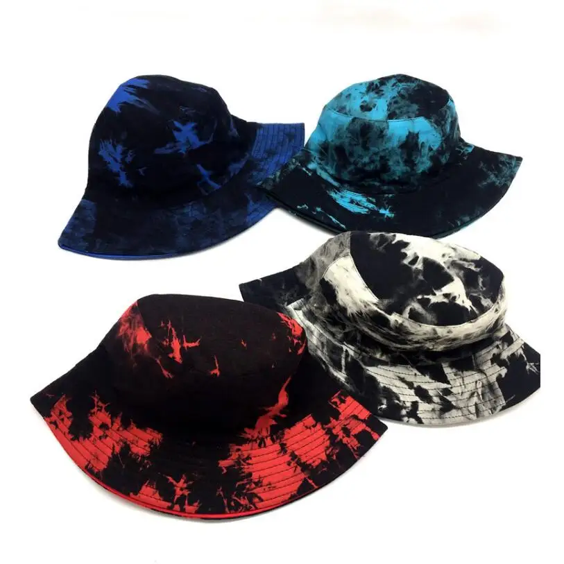 Tie Dyed Bucket Hat Women Men Girls 