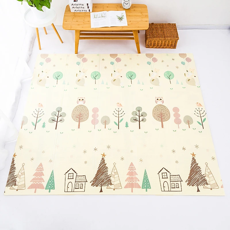 Baby Play Mat Waterproof XPE Soft Floor Playmat Foldable Crawling Carpet Kid Game Activity Rug Folding Blanket Educational Toys