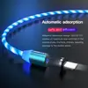 KEYSION Magnetic Cable Flowing Light LED Micro USB Cable for Samsung Type-c Charging for Xiaomi for iPhone Magnet Charger Cables ► Photo 3/6