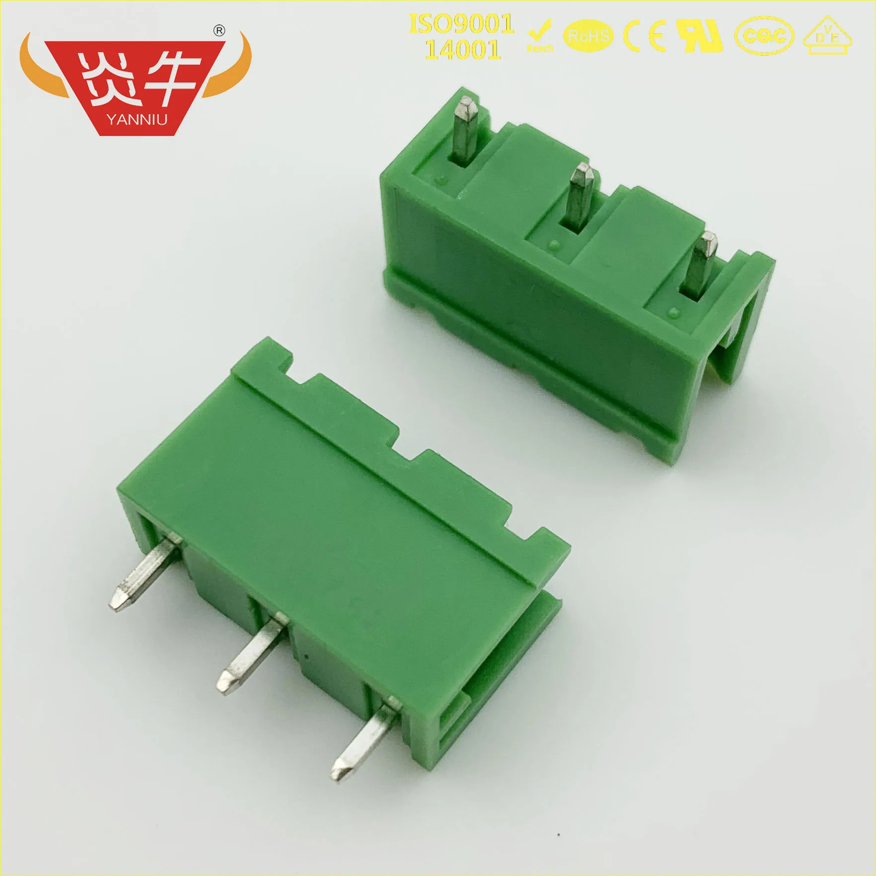 Conector do Pwb Connector 12 Plug-in Bloco Teminal Edgv 7.62mm 2pin G12pin Gmstbv 25g 1766563 Phoenix Contato Degson Kf2edgv 7.62 2 p