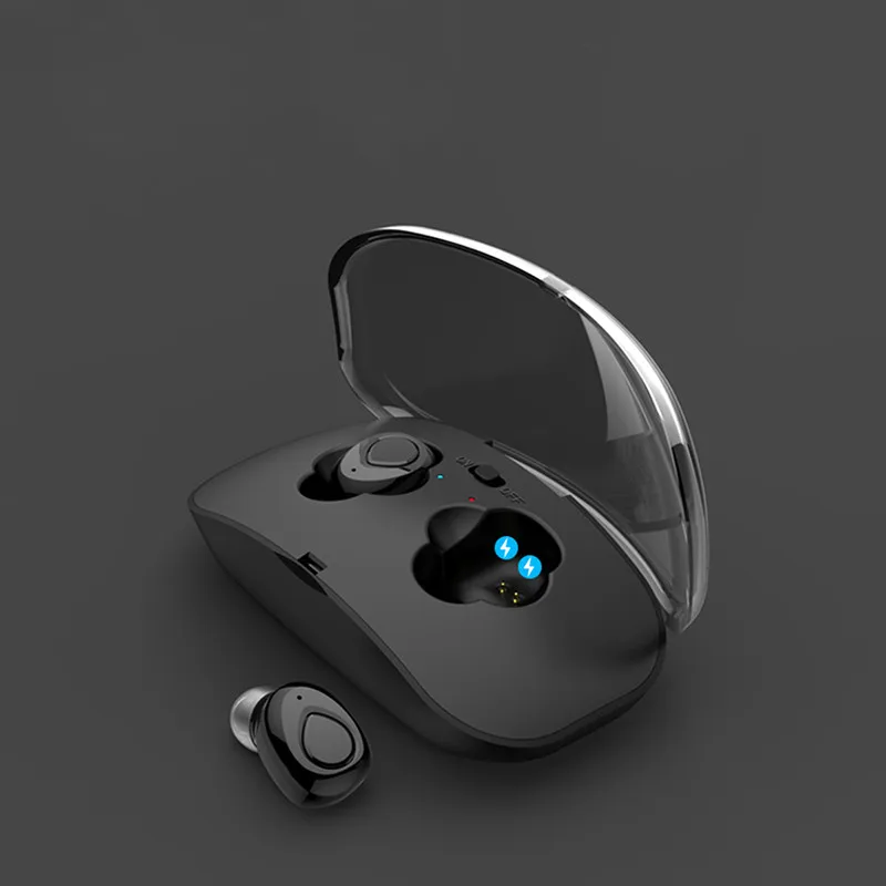 

Bluetooth Headphones Stereo Earbuds Wireless Mini Invisible Earphones CVC 6.0 Noise Cancelling Headset with Mic for Ios Android