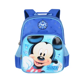 

Disney Cartoon Primary School Backpack 1-3 Grade Mickey Minnie Backpack Waterproof Protection Spine Lightweight Backpack M4743