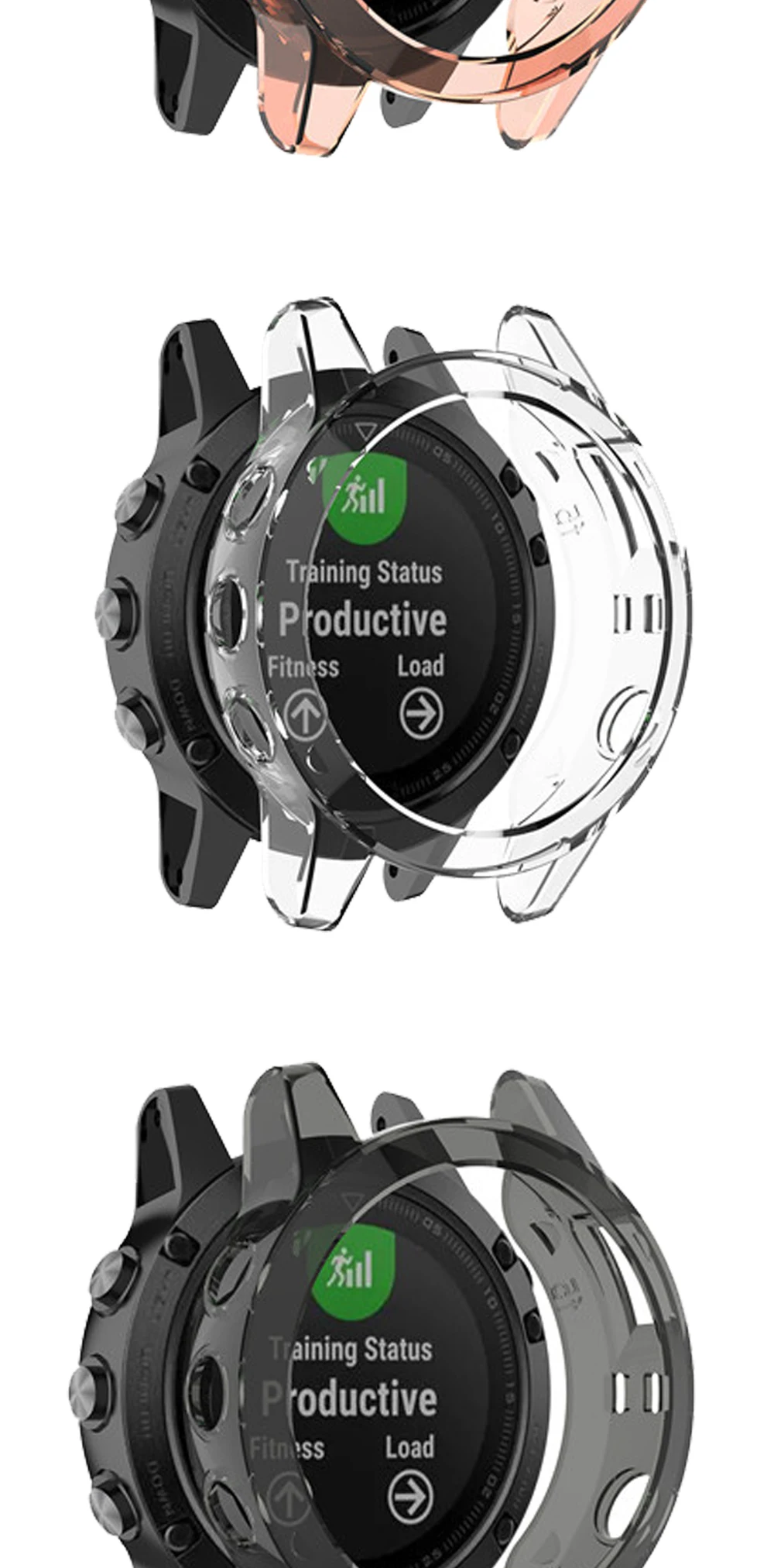 Ультра тонкий чехол смарт-чехол для Garmin 6X Смарт-часы ремень Мягкий ТПУ защитный силиконовый чехол для Fenix 6 6S 6X Pro Аксессуары