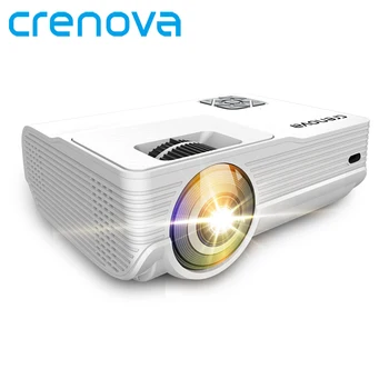 

CRENOVA MINI Projector 1280x720P (Optional Android Version) Video Beamer. 3000 Lumens 3D Video Projector Support 2K Home Cinema
