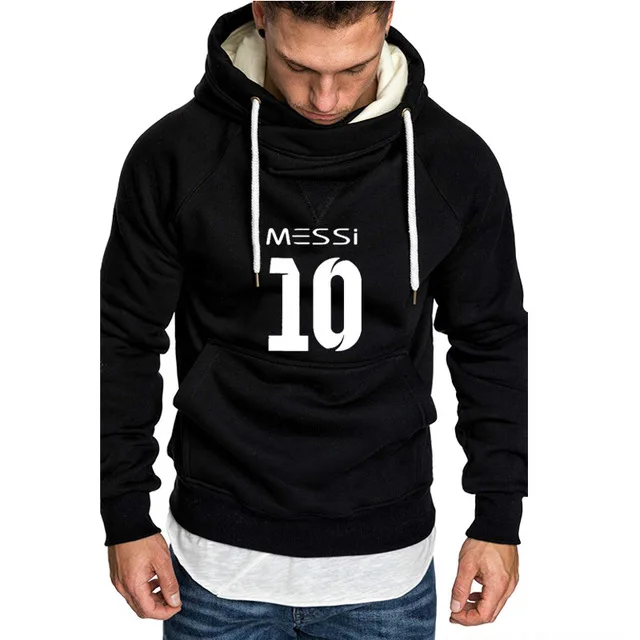Мужская спортивная одежда Messi с 10 принтами, мужские Толстовки, Толстовки, пальто, Приталенная толстовка с капюшоном, флисовая Толстовка Harajuku с капюшоном, повседневный спортивный костюм Y - Цвет: as picture