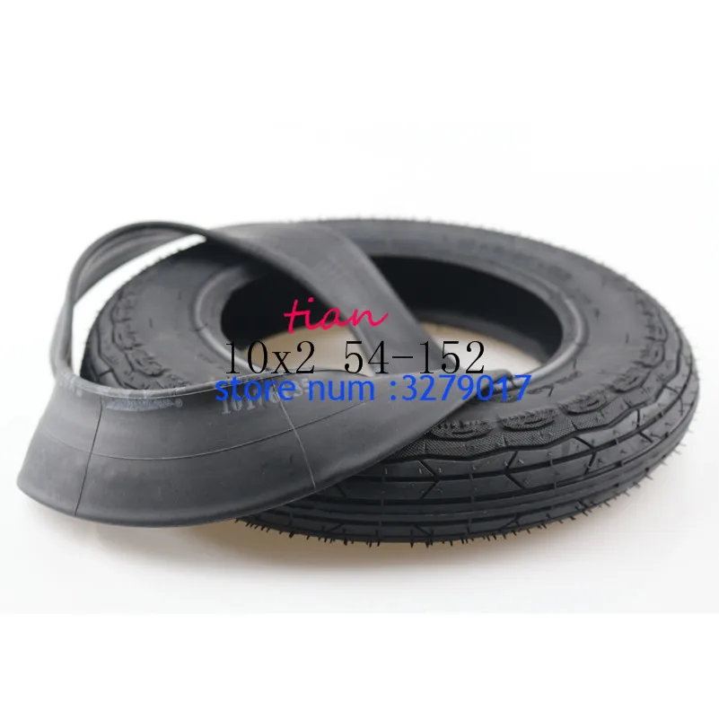 Best 10x2 54-152 Tyre Tire Inner Tube for Scooter Pram Stroller Kids Bike Schwinn Roadster Trike Tricycle Rear Wheels Bent Valve |
