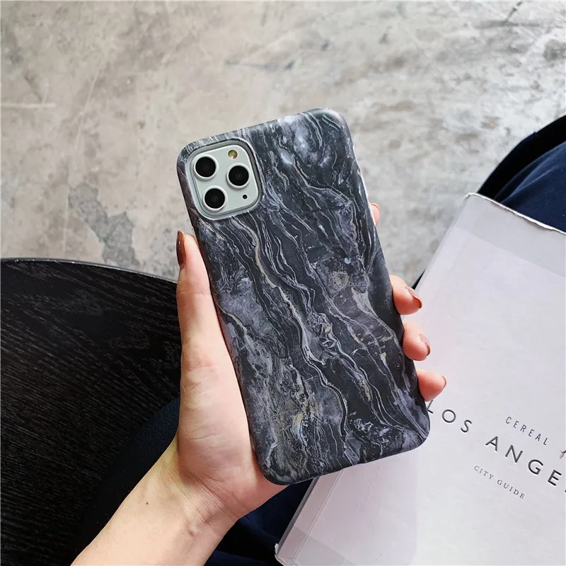Мраморный чехол для телефона iPhone 11 Pro MAX X XR XS Max, мягкий силиконовый чехол-накладка для iPhone 7, 8, 7 Plus, промышленный мраморный чехол