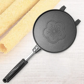 

WSFS Hot Kitchen Cake Egg Roll Mode Non-Stick Omelet Waffles Baking Pan Cake Aluminium Alloy Bakeware Crispy Machine Omelet Crep