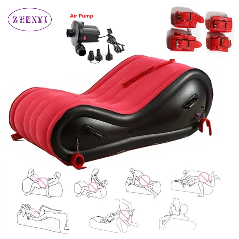 Sex Love Sofa Inflatable Sex Pilow Bed Chair Furniture Toys For Couples Two  Adult 18+ Love BDSM Games Erotic Products Shop|Sex Furniture| - AliExpress