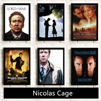 

Nicolas Cage Movie Star Comics Bar Cafe Wall Art Painting Print On Canvas Poster Pictures Home Decor canvas painting A720