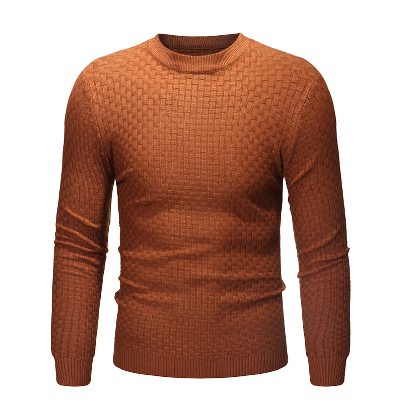 Men Sweaters Pullover 2019 Spring New O-Neck Solid Sweater Jumpers Autumn Male Knitwear Man Big Plus Size Simple Type