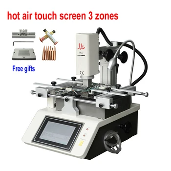 

Professional mobile rework machine hot air touch screen 3 zones soldering station for phone chip repair LY-5200