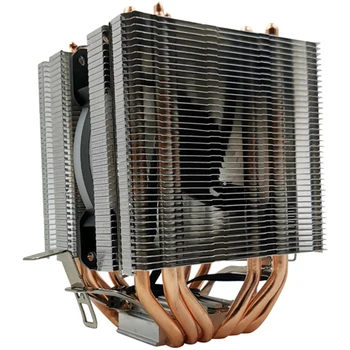 

XUEYUFENGSHEN CPU Cooler 6 Pure Copper Heat Pipe Cooling Tower Cooling System 9cmCPU Cooling Fan CPU Radiator for AMD .