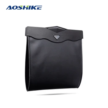 

AOSHIKE 1PCS Net Bag Car Trunk Storage Car Trash Garbage Back Hanging Storage Box Hidden Folding Storage Bag Multi-function