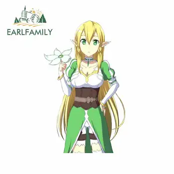 

EARLFAMILY 13cm x 8.1cm for Sword Art Online Vinyl Car Sticker Personality Car Accessories Waterproof Decals Simulation Fun