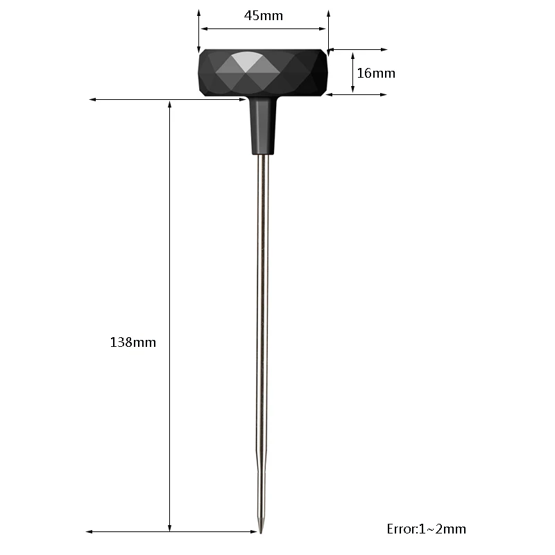 -50 to 300 ° C Digital Thermometer Waterproof Kitchen Probe Food Tea Water Meat Milk Coffee Foam BBQ Temperature Tester 6