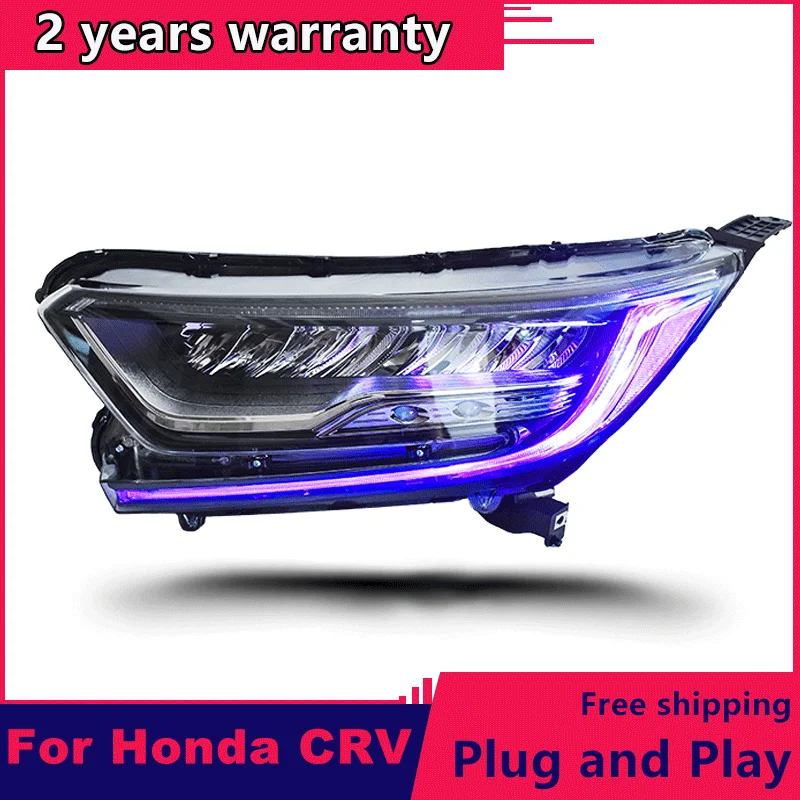 For Honda CRV headlights 2017 2018 2019 For Honda CRV LED head lamp