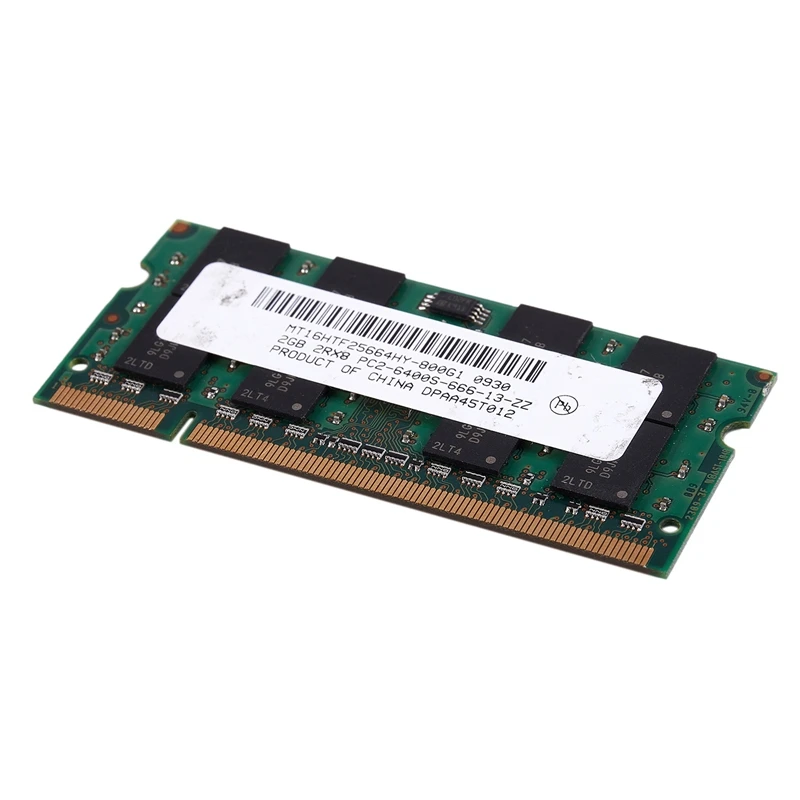 Память DDR2 для ноутбука 2 Гб 800 МГц 1 8 контактов в|Оперативная память| |
