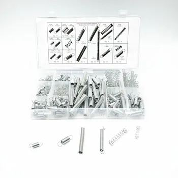 

200PCS spring tension spring compression spring stretch hook with hook spring set DIY hardware accessories set