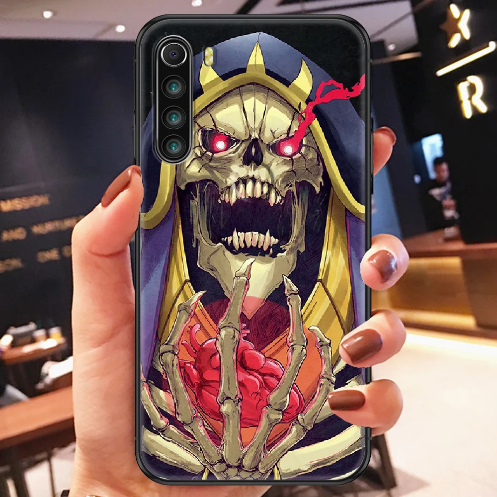 Overlord Albedo Anime Phone case For Xiaomi Redmi Note 7 7A 8 8T 9 9A 9S K30 Pro Ultra black painting waterproof 3D back tpu 