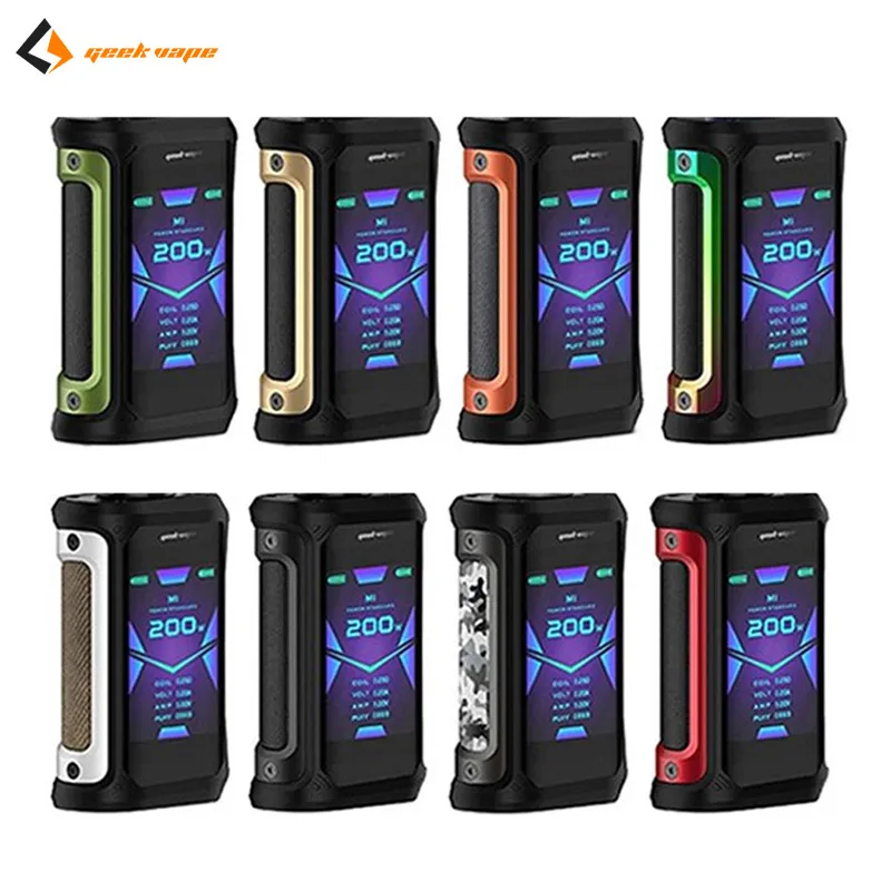 Geekvape Aegis X box mod 200 Вт как 2,0 чипсет водонепроницаемый Vape Mod fit Cerberus Tank с oled-экраном питание от 18650 бокс мод