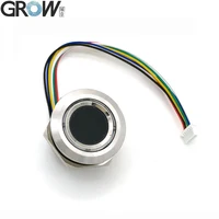GROW R503 nowy okrągły dwukolorowy pierścień wskaźnik LED sterowanie DC3.3V MX1.0-6pin pojemnościowy moduł linii papilarnych skaner czujnika 1