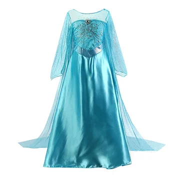 

Dresses Girls Princess Halloween Anna Elsa Cosplay Costume Kid's Party Dress Cosplay Fantasia Costume 3 8 10T