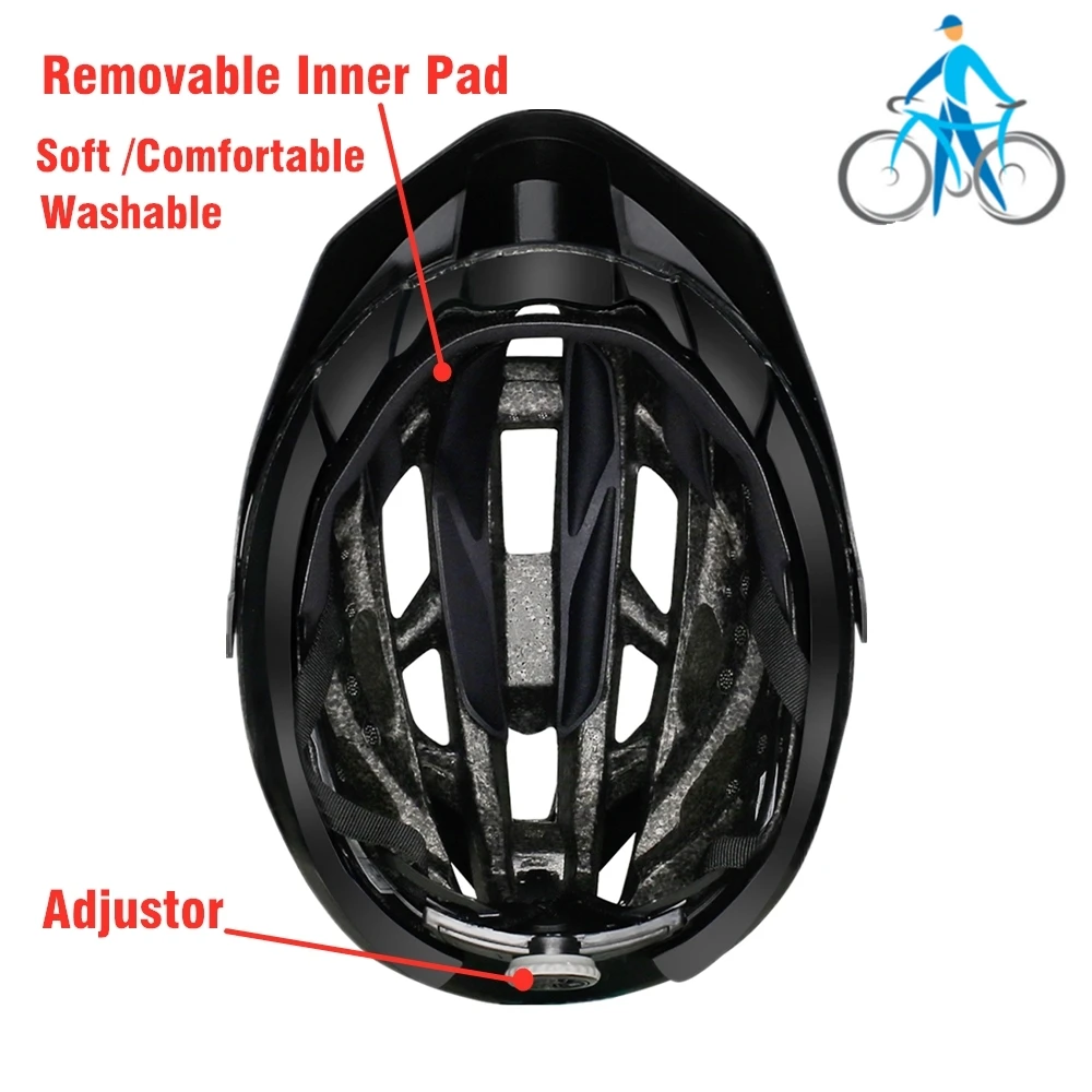 Cairbull горный велосипедный шлем Casco MTB велосипедный шлем со съемным козырьком сверхлегкий спортивный защитный внедорожный велосипедный шлем BMX
