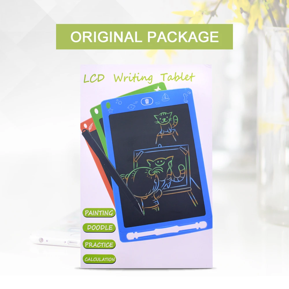 CHIPAL Портативный 10 ''цветной ЖК-планшет цифровой графический планшет для рисования доска электронный блокнот для рукописного ввода+ ручка для детей