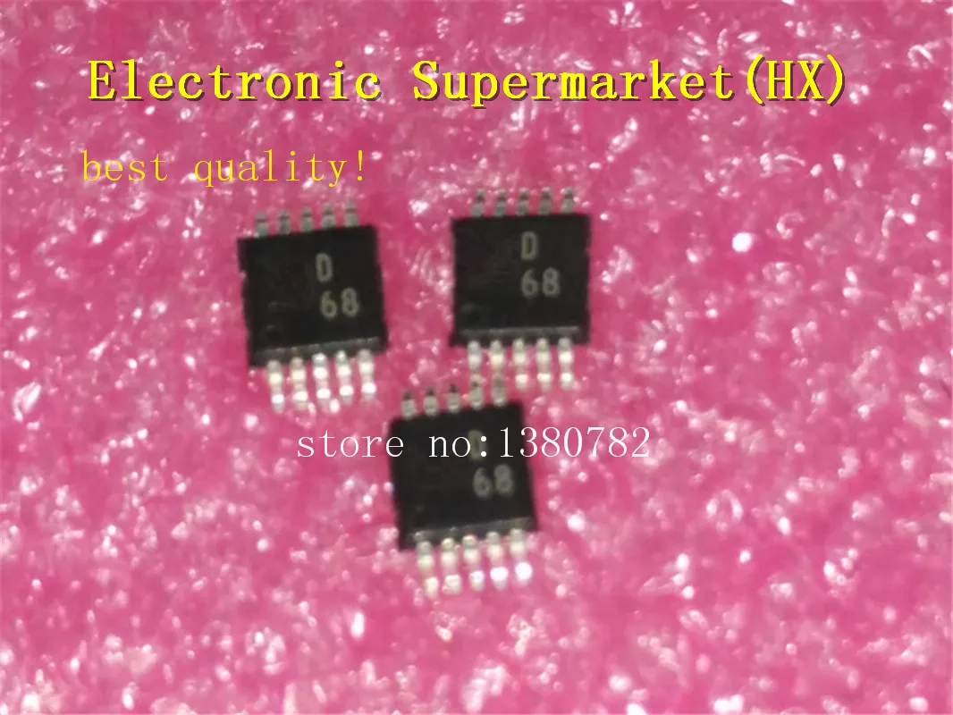 Free Shipping 50pcs/lots D68 AD9833BRMZ AD9833 MSOP-10 New original IC In stock! | Электронные компоненты и
