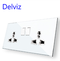 Ha6da130153f54a038c23c1e743191a58A Delviz UK Standard USB Outlet,Dual USB Charger Port,Global universal 13A electrical socket, Switch control USB Wall Power Socket