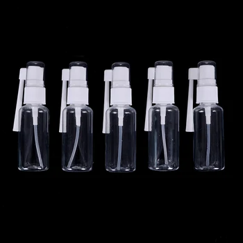 

5pcs 30ML Empty Plastic Nasal Bottle Small Rotation Mist Spray Bottles Nose Pharmaceutical Medicine Atomizer