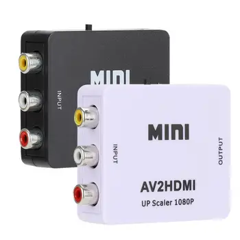 

1080P USB Powered AV to HDMI HD Video Converter for Set-Top Boxes DVD/VCD Game Consoles Video adapter converter