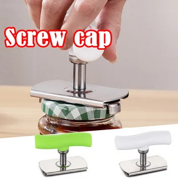 

Adjustable Jar Opener Stainless Steel Lids off Jar Opener Bottle Opener Can Opener for can tin Kitchen Gadget tools 2020