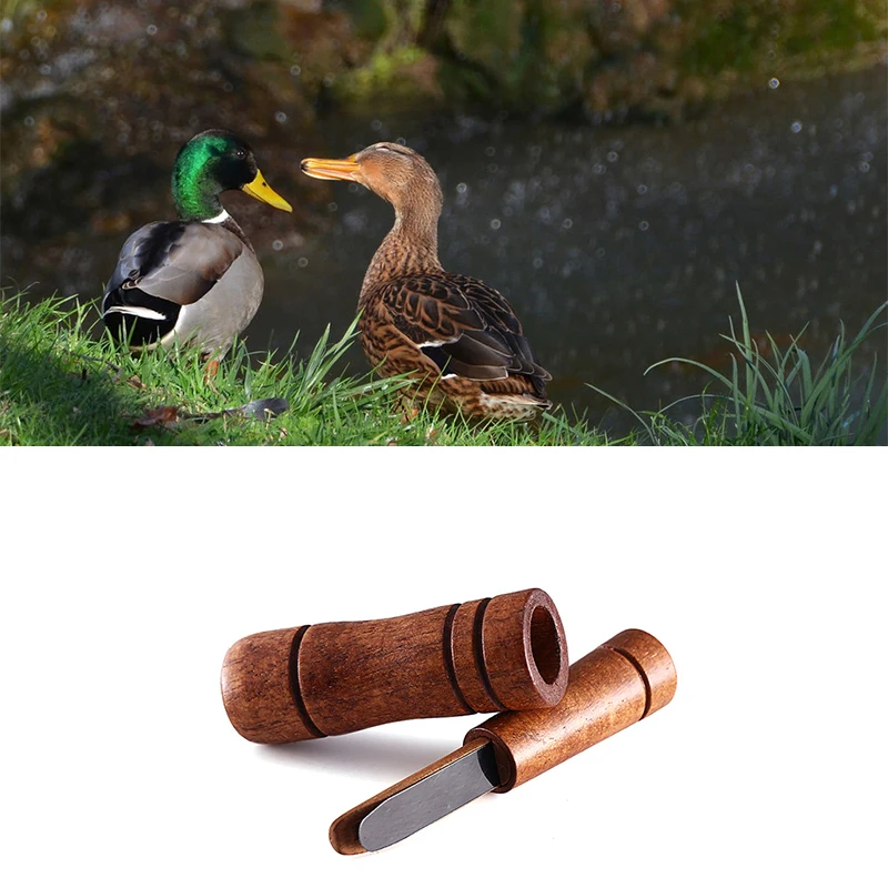 Portable Whistle Wood Duck Calls Duck Outdoor Whistle Woody Bird Decoys