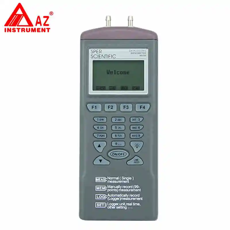 AZ9632 цифровой ЖК-дисплей Dataloggers с программатором AZ дифференциальный измеритель давления удобный манометр 2Psi AZ-9632