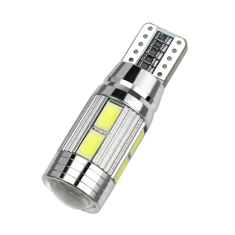 Светодиодный светильник-источник сигнала поворота для автомобиля s 5630 SMD 10 Светодиодный светильник CANBUS T 10 Универсальный Автомобильный Стайлинг стояночные тормозные лампы индикаторы