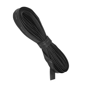 

New 12mm 2:1 Black Polyolefin Insulation Heat Shrink Tubing 10M