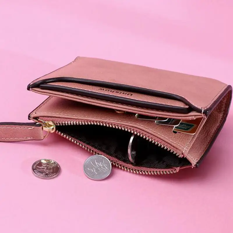 Маленький женский кошелек мини-молния Карманный Кошелек для монет брендовый дизайнерский маленький женский кошелек Повседневный женский бумажник, держатели карт