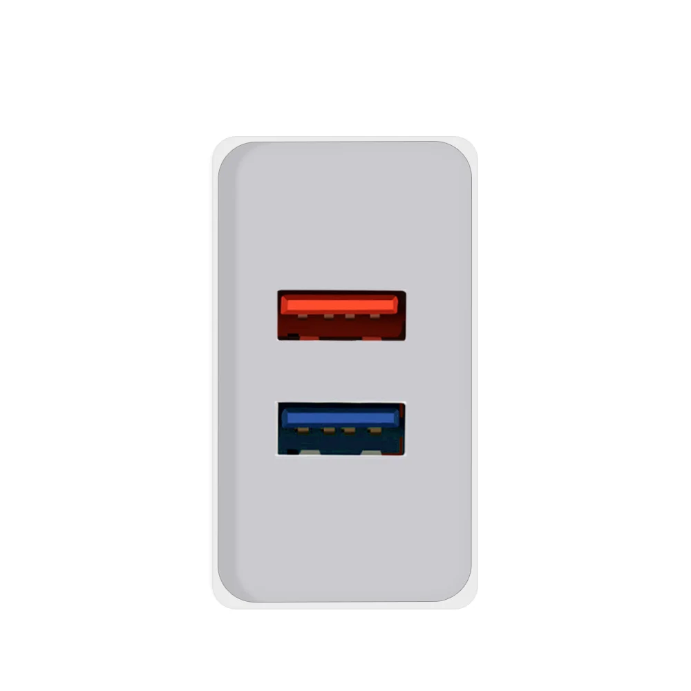 PCER 3A Quick Charge 3,0 USB зарядное устройство EU настенное зарядное устройство для мобильного телефона адаптер для iPhone X MAX 7 8 QC3.0 для samsung Xiaomi - Цвет: 2USB