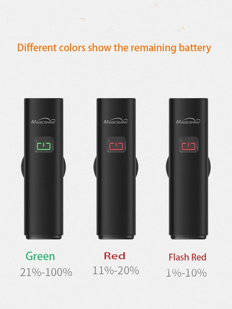 Magicshine RN900 Bike Front Light Rechargeable Bicycle Light Waterproof 900 Lumens USB Type-C Cycling Lighting Tool