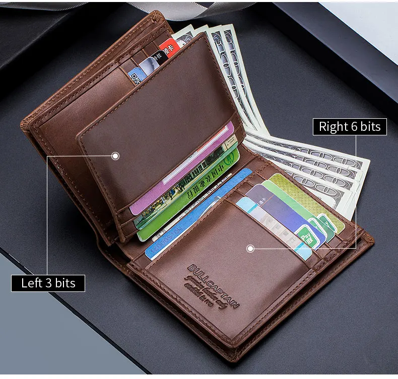 Гравировка вашего имени RFID мужской кожаный бумажник короткий вертикальный локомотив Британский Досуг многофункциональная карта посылка кошелек