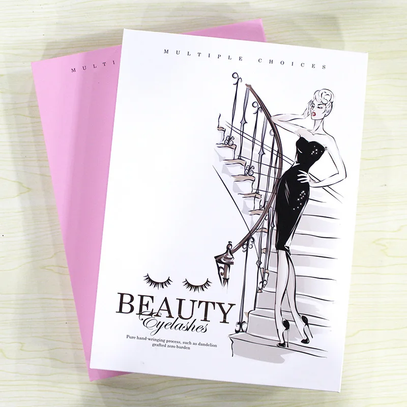

Eyelashes Grafting Eyelash Model Display Book Eyelashes Division Making for Grafting Planting Eyelash Eyelashes Shop Playing Boa