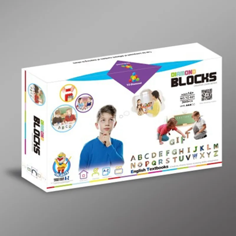 

Yz041 Micro Diamond Granule Building Blocks 26 English Lettered Educational Assembled Building Blocks Jigsaw Puzzle CHILDREN'S T