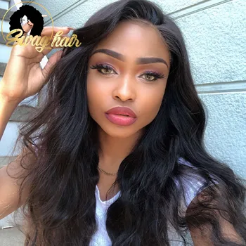 

Swag Hair Body Wave 4x4 Lace Closure Wig Human Hair Wig Brazilian Remy Pre-Plucked With Baby Hair 150% Density Natural Color