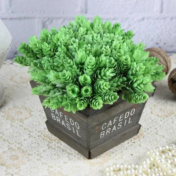 

New Home Decor High Simulation Green leaf grass Plant Pineapple Grass Home Decoration Artificial Plant Flower Green