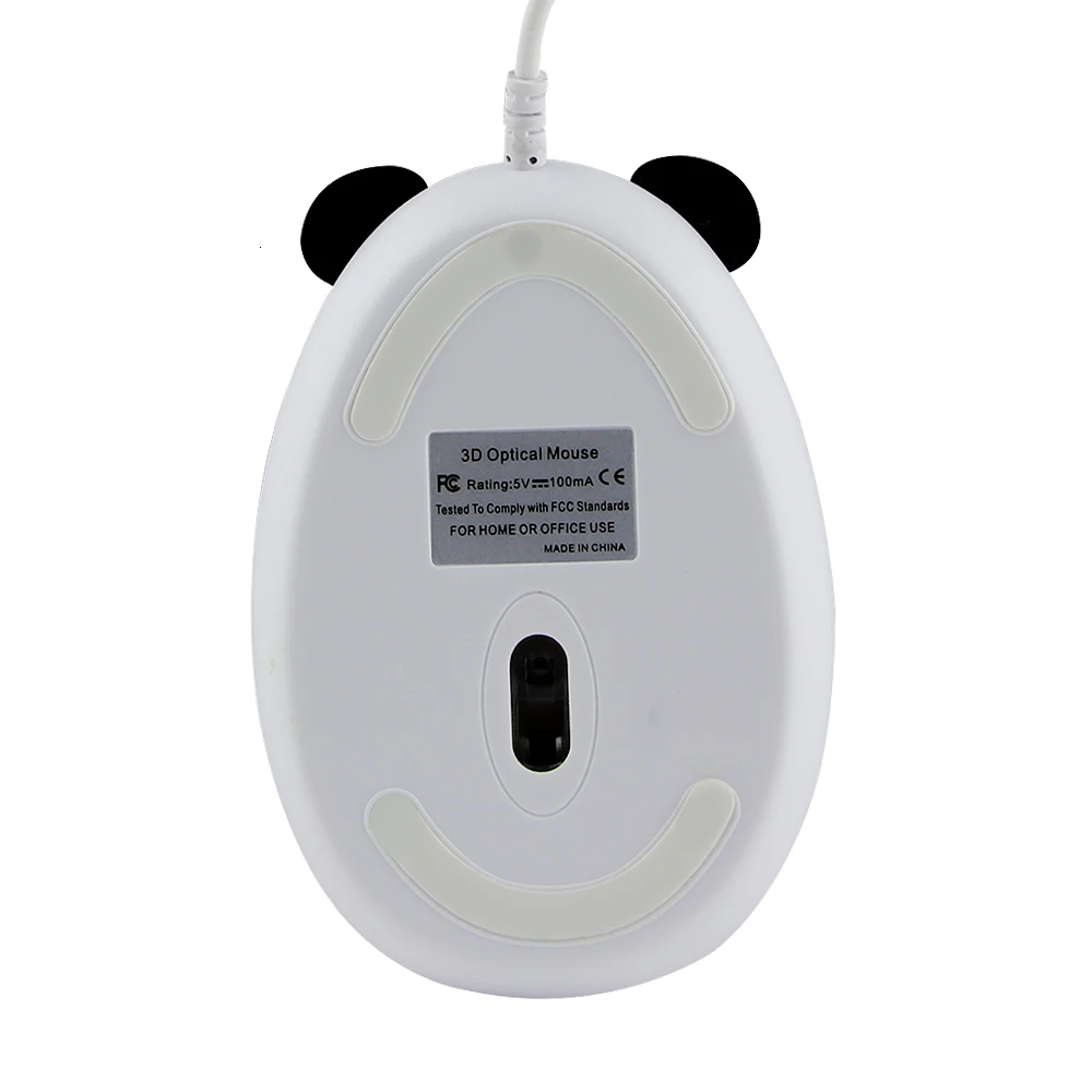 CHYI, компьютерная мини-мышь с милой пандой, Usb Проводная оптическая компьютерная мышь, Эргономичная 3d мультяшная детская мышь с животными для Windows ноутбука Macbook