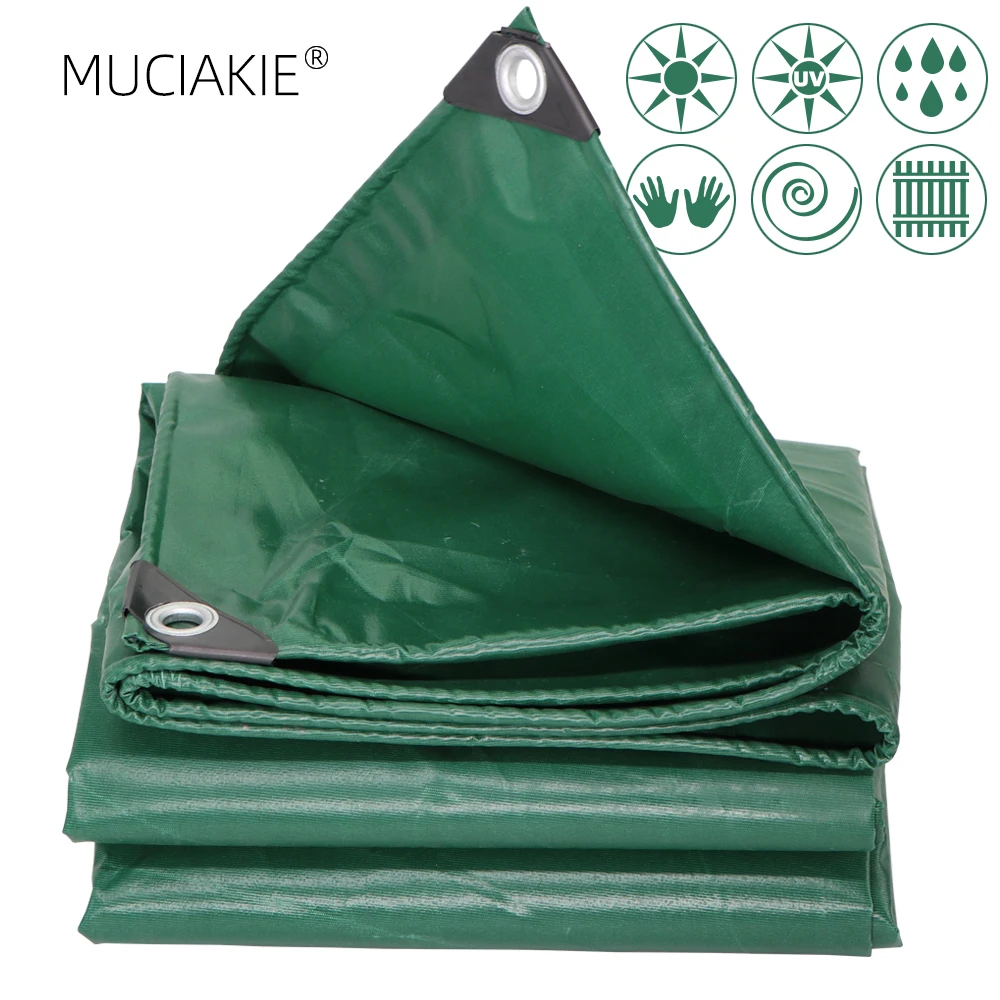 Tarpaulin Tent Tarps Shade Sails Heavy Duty With Eyelets Pvc Coating