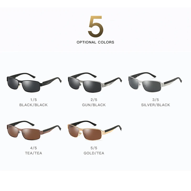Модные роскошные очки с металлической оправой oculos de sol masculino, брендовые Поляризованные спортивные солнцезащитные очки, солнцезащитные очки для мужчин